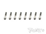 64 Titanium Pivot ball threaded upper arm ( For Serpent Project 4X,S411,F110,S120,748,977)8pcs. (#TP-015-8)