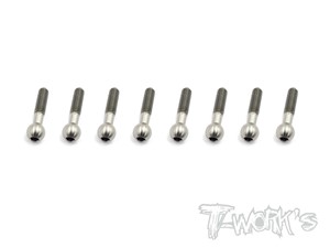 써펀트코리아,64 Titanium Pivot ball threaded upper arm ( For Serpent Project 4X,S411,F110,S120,748,977)8pcs. (#TP-015-8)