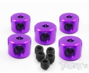 써펀트코리아,Aluminum 3mm Bore Collar ( Purple) (#TA-022P)