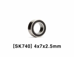 Double Sealed Ball Bearing 4 x 7 x 2.5mm (#SK740)