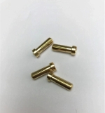 Cable / Battery Connector 5 mm spring-type brass (4) (#107268)