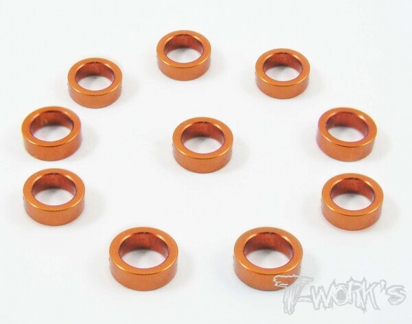 써펀트코리아,Aluminum 4x6x2.0mm Shim 10pcs ( Orange ) (#TA-016O)