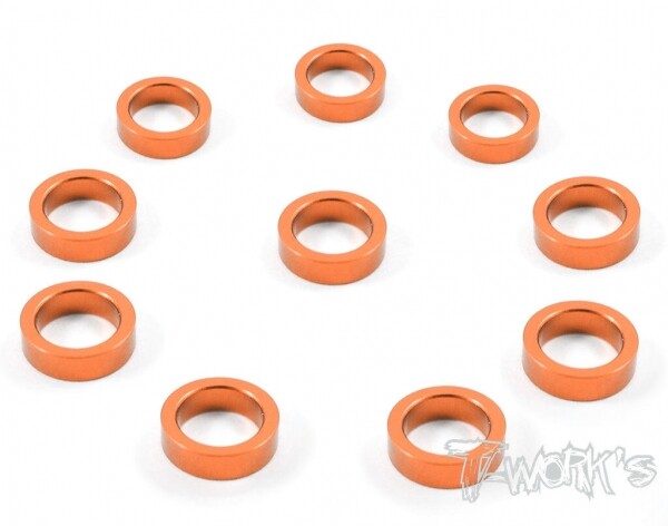 써펀트코리아,Aluminum 5x7x2.0mm Shim 10pcs ( Orange ) (#TA-045O)