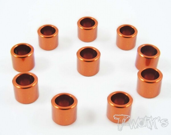 써펀트코리아,Aluminum 4x6x5.0mm Shim 10pcs ( Orange ) (#TA-018O)