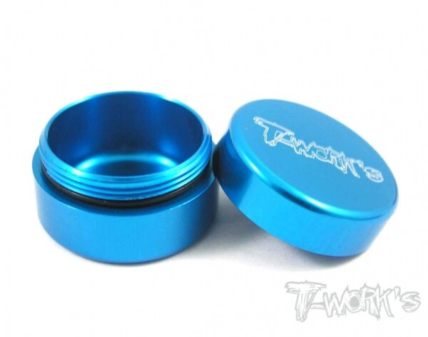 써펀트코리아,Aluminum Grease Holder Small Tamiya Blue (#TA-034TB)