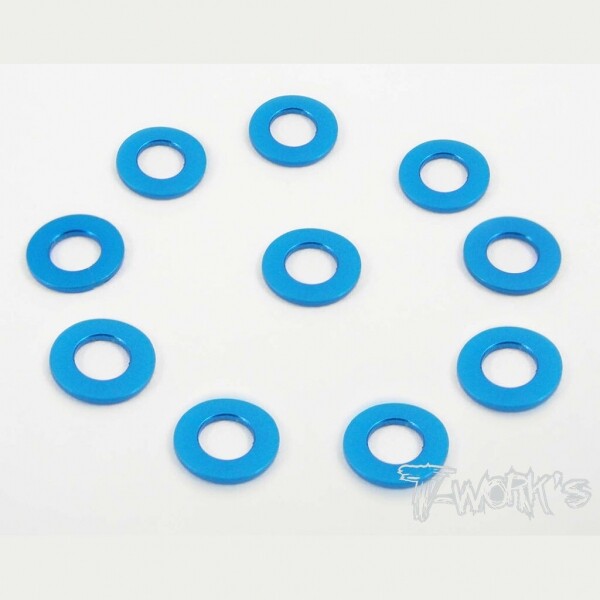 써펀트코리아,Aluminum 3x6x0.75mm Shim 10pcs ( Tamiya Blue ) (#TA-007TB)