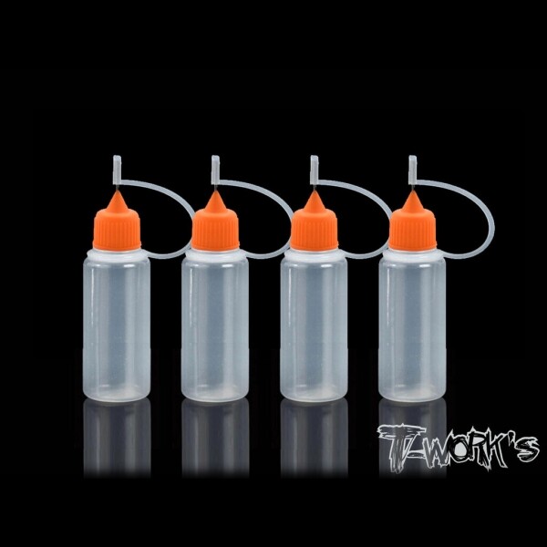 써펀트코리아,Needle Head Oil Bottle 20cc. (Orange) 4pcs. (#TA-106O)