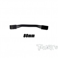 T-Work’s Flexible extension With Futaba Leads 80mm (#EA-041-80)