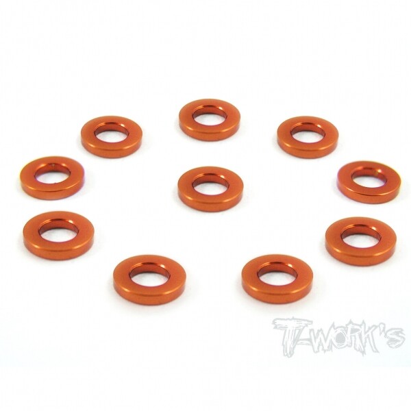 써펀트코리아,Aluminum 3x6x1.0mm Shim 10pcs ( Orange ) (#TA-008O)