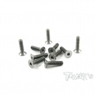 4x16mm 64 Titanium Hex Countersink Screw (#TSS-416C)