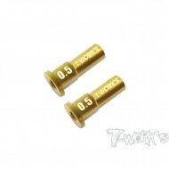 Brass Front C Hub Insert 0.5 ( For Kyosho MP10/ MP9 TKI4/3/ MP9E/ MP9E EVO ) (#TO-275-0.5)