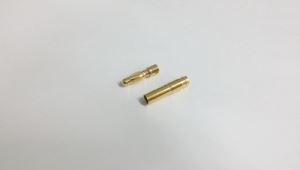 써펀트코리아,Gold Connectors 4mm Male/Female (1set) (#107011)