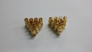 써펀트코리아,6mm Gold Connector Male/Female (10set) (#108004)
