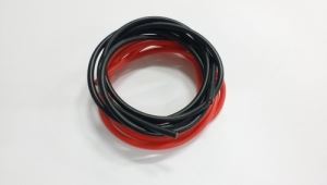 써펀트코리아,Cable 100cm soft-silicone (Red/Black) 14AWG (#106206)