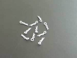 써펀트코리아,Small body clip 1/10 - white (10) (#103134)