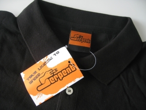 써펀트코리아,Polo shirt Serpent black-orange (S) (#190156)