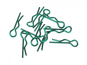 써펀트코리아,Small body clip 1/10 - metallic green (10) (#103105)