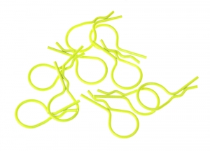 써펀트코리아,Big body clip 1/10 - fluorescent yellow (10) (#103111)
