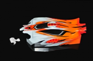 써펀트코리아,Body 1/8 Cobra E-buggy Orange (#170323)