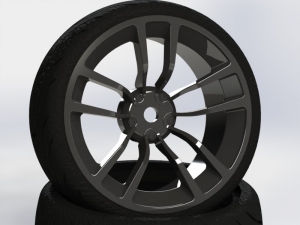 써펀트코리아,CR Model 1/10 Touring Drift Wheel Nature Black (2) (#SBDNK)