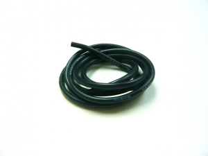 써펀트코리아,Cable 100cm soft-silicone Black 14AWG (#107247)