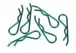 Body clip 1/8 - metallic green (6) (#103121)