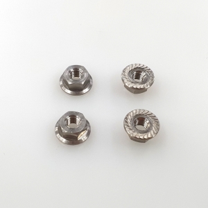 써펀트코리아,Nut titanium M4 with flange (#103330)