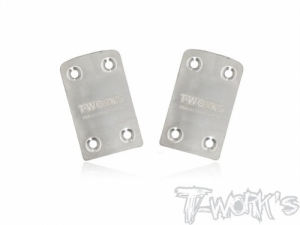 Stainless Steel Rear Chassis Skid Protector ( Serpent SRX8 ) 2pcs. (#TO-220-SRX)