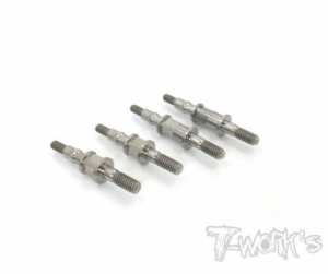 써펀트코리아,64 Titanium Shock Standoffs (For TEKNO EB48 2.0) 4pcs. (#TP-105-T2.0)