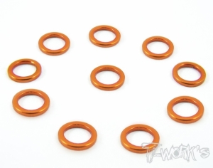 써펀트코리아,Aluminum 4x6x0.75mm Shim 10pcs ( Orange ) (#TA-014O)