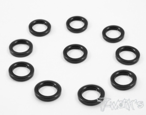 써펀트코리아,Aluminum 4x6x1.0mm Shim 10pcs ( Black ) (#TA-015BK)