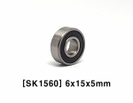 Double Sealed Ball Bearing 6 x 15 x 5mm (#SK1560)