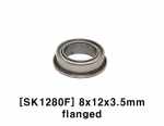 Flanged Ball Bearing 8 x 12 x 3.5mm (#SK1280F)