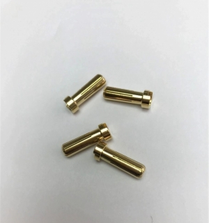 써펀트코리아,Cable / Battery Connector 5 mm spring-type brass (4) (#107268)
