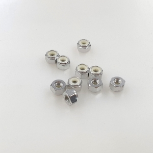 써펀트코리아,Aluminium M3 Nylock Nut Silver (10) (#103368)