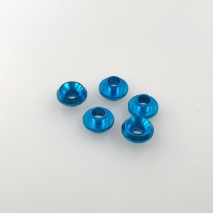 써펀트코리아,Aluminum Servo Washer (Light Blue) for Futaba, Hitech, KO & Xpert (5) (#103397)