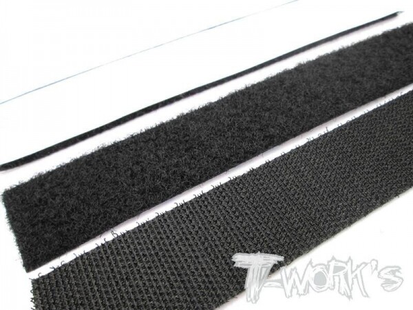 써펀트코리아,Black Adhesive Velcro Tape 25mm x 150mm (3pcs.) (#TA-076)