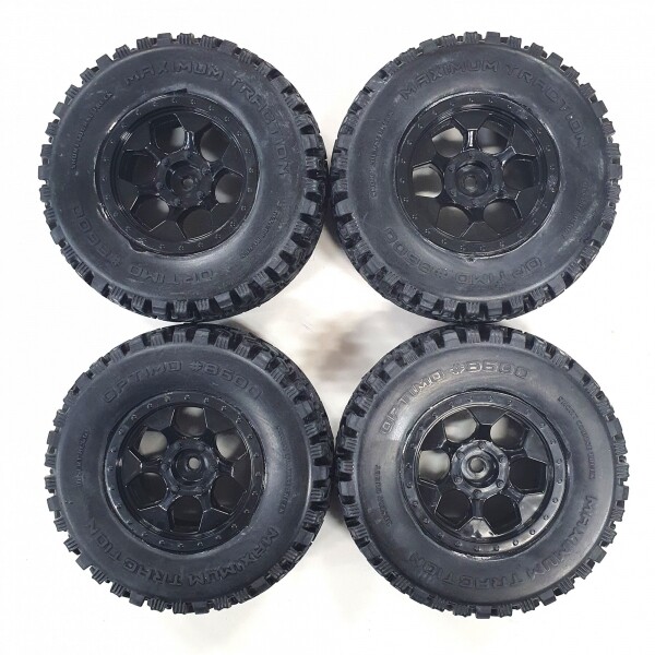 DT10 Glued Tyres,4pcs (#DT029)