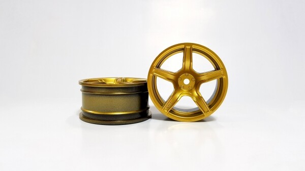 CR Model 1/10 Touring Drift Wheel Gold (2) (#A63G)