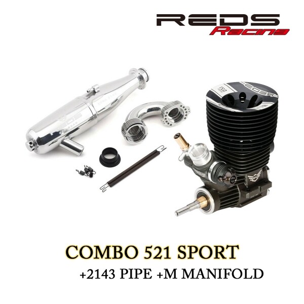 써펀트코리아,REDS 521 Competition Buggy Engine COMBO with 2143 PIPE +M MANIFOLD -S LINE (#COBU0017)