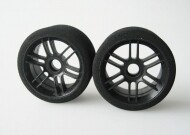 ITA-tyre-rim Light  12EP FR hard sh 40 (Black Carbon Rim) (#101708C)
