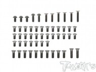 64 Titanium Low Profile Top Screw set 54pcs.( For Yokomo BD10/BD10 LC ) (#TSSU-BD10-T-LP)
