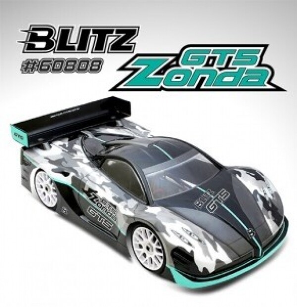 써펀트코리아,BLITZ GT5 Zonda 1/8th On-Road GT Body-Shell 1mm (#TIT60808-10)
