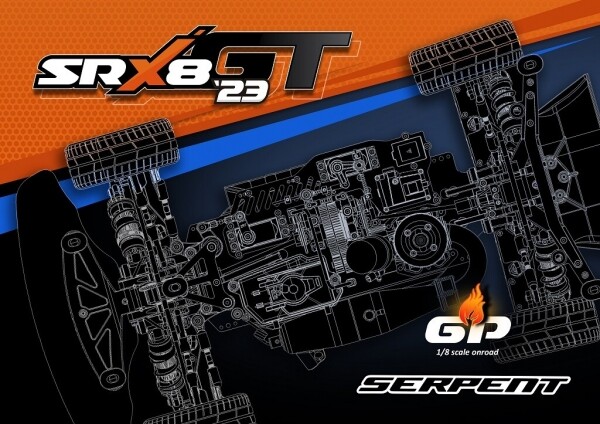 써펀트코리아,Serpent SRX8 GT '23 1/8 4wd GP (#600066)