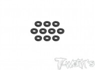 Aluminum Shim 3.5x8.5x1mm ( Black ) 10pcs. (#TA-154-1-BK)