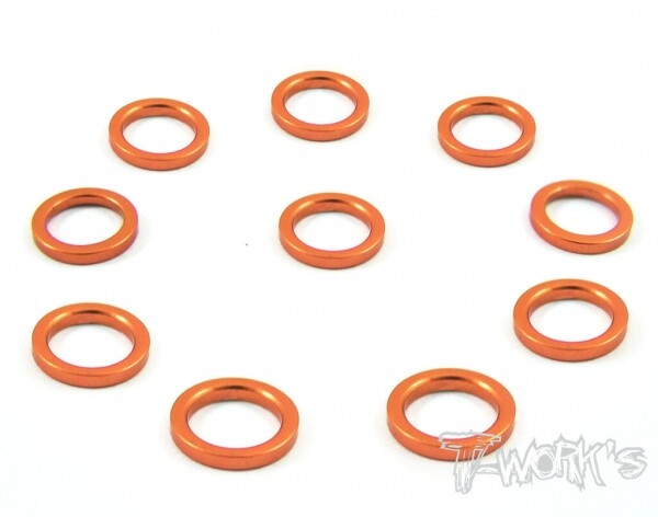 써펀트코리아,Aluminum 5x7x1.0mm Shim 10pcs ( Orange ) (#TA-044O)