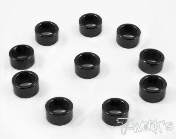 써펀트코리아,Aluminum 4x6x3.0mm Shim 10pcs ( Black ) (#TA-017BK)