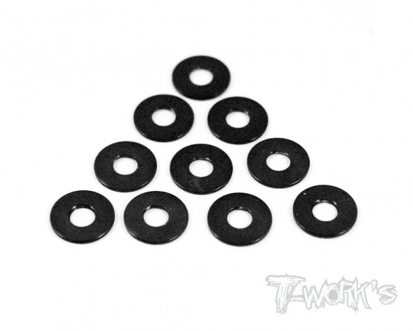 써펀트코리아,Aluminum Shim 3X7.8X0.5mm ( Black ) 10pcs. (#TA-052BK)