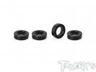 7075-T6 Alum. 6x10x2.8mm Spacer ( For TEKNO ET410 ) 4 pcs. Change 17mm Wheel Adapter Use (#TO-334-A)