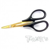 Titanium Nitride Lexan Curved Scissor (#TT-021)